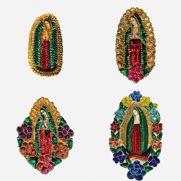Lady of Guadalupe Sequined Patch - Picture 6 of 10